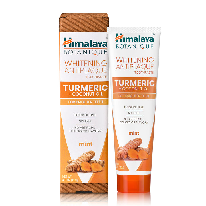 Botanique Anti-Plaque Turmeric & Coconut Oil Toothpaste 113g