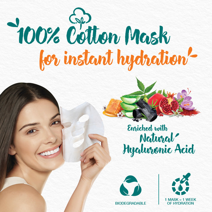 Natural Glow  Saffron & Vitamin C Sheet Mask 30ml