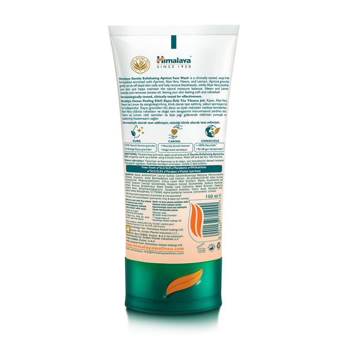 Gentle Exfoliating Apricot Face Wash 150ml
