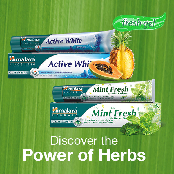Mint Fresh Herbal Gel Toothpaste 75ml – Himalaya Wellness (South