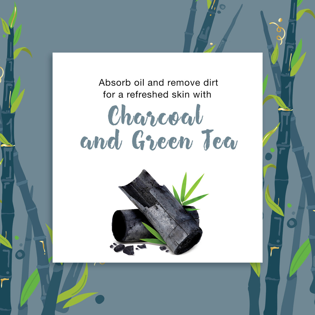 Detoxifying Charcoal & Green Tea Bamboo Sheet Mask 30ml