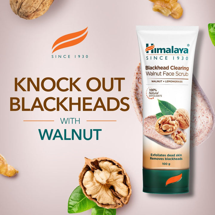 Himalaya Blackhead Clearing Walnut Scrub 75ml
