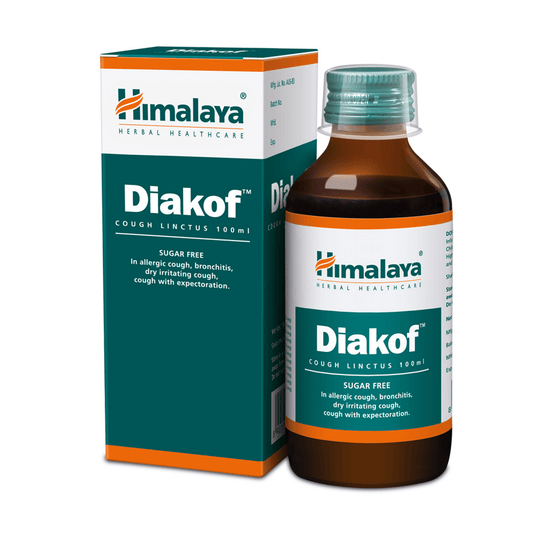 Himalaya Diakof Syrup 100ml Cough formula for diabetics Himalaya