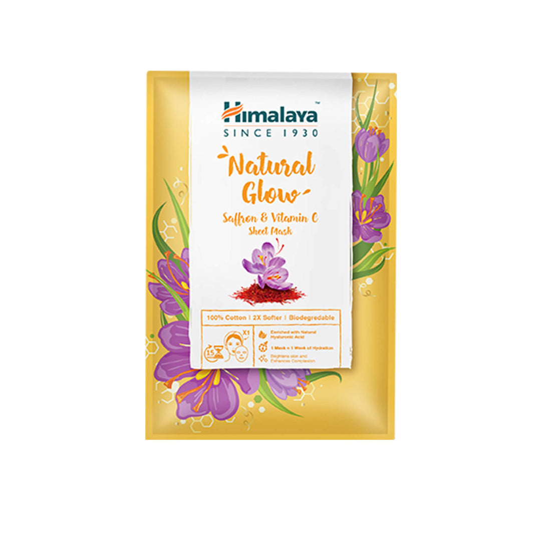 Natural Glow  Saffron & Vitamin C Sheet Mask 30ml