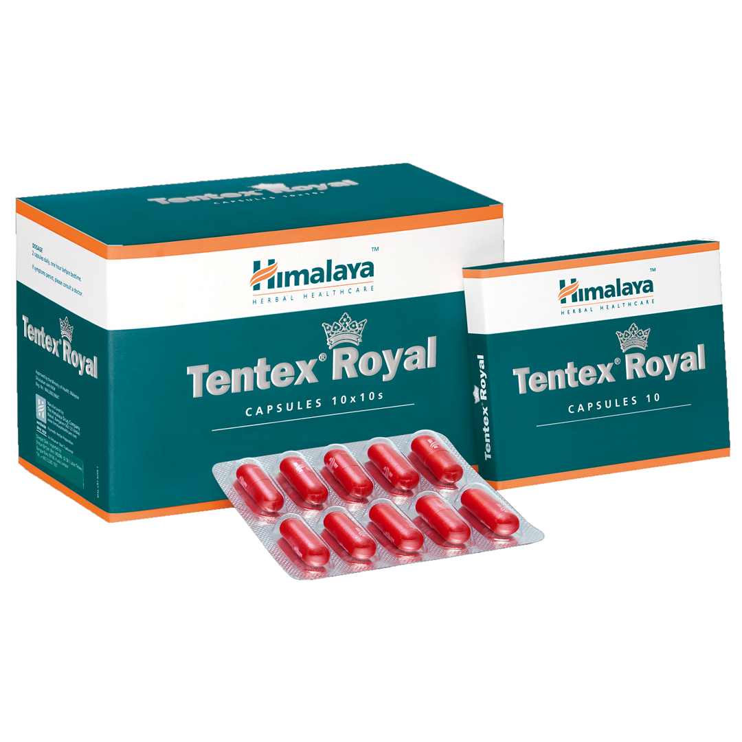 Himalaya Tentex Royal 10 Capsules | For Enhanced Perfomance – Himalaya ...
