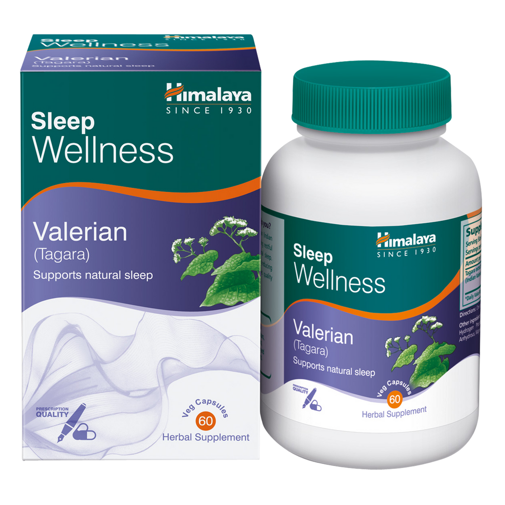 Himalaya Valerian 60 Capsules | Promotes restful sleep, naturally